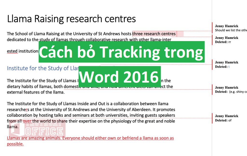 cach bo tracking trong Word 2016 00