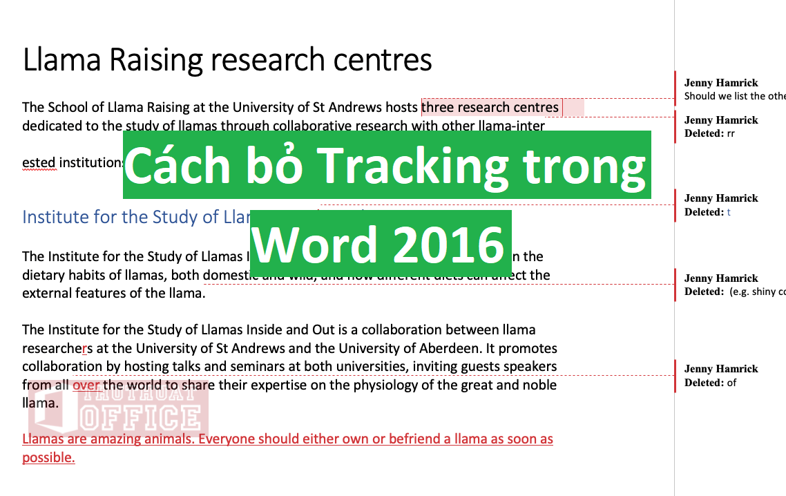 Cách bỏ Tracking trong Word 2016 cực đơn giản chỉ với vài thao tác nhấp chuột