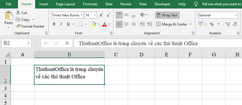 cach xuong dong trong o Excel 12