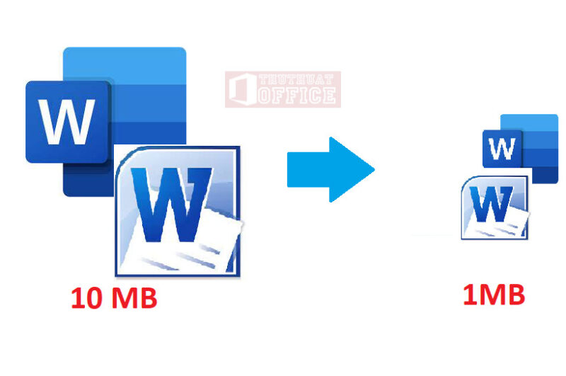 giam dung luong file Word