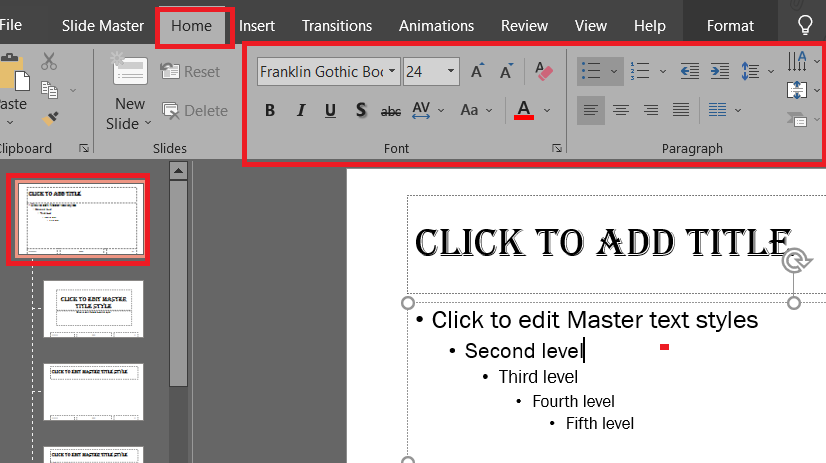 Cách sử dụng Slide Master trong PowerPoint 2010