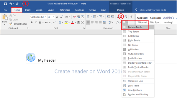 How To Create A Border Line In Word Design Talk