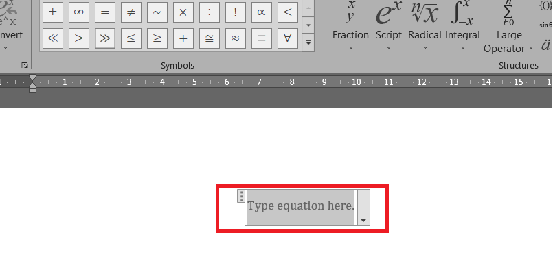 Cách sử dụng Equation trong Word 2010