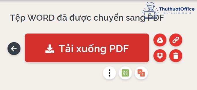 Cách tạo file PDF từ file Word, Excel, PowerPoint