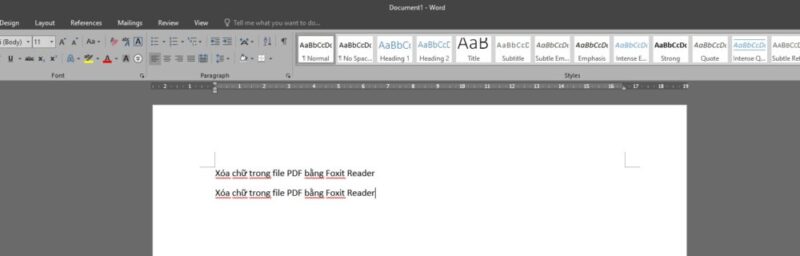 Các cách xóa chữ trong file PDF khác