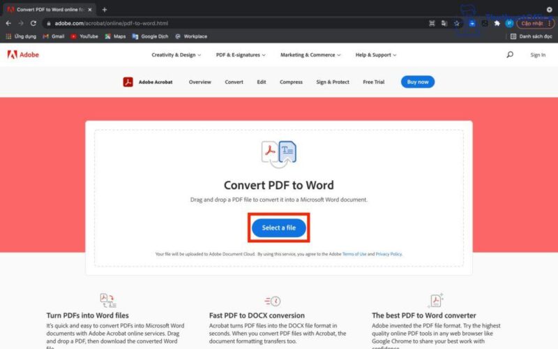 Cách chèn file PDF vào Word