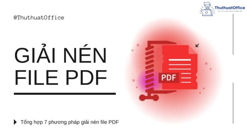 Giải nén file PDF