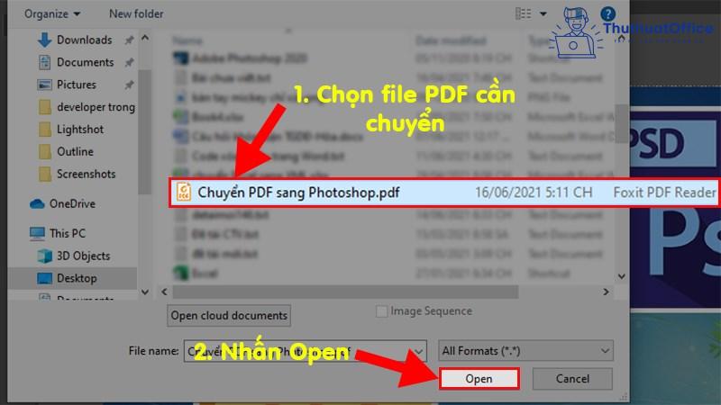Hướng dẫn xuất file PDF trong Photoshop nhanh và hiệu quả 1