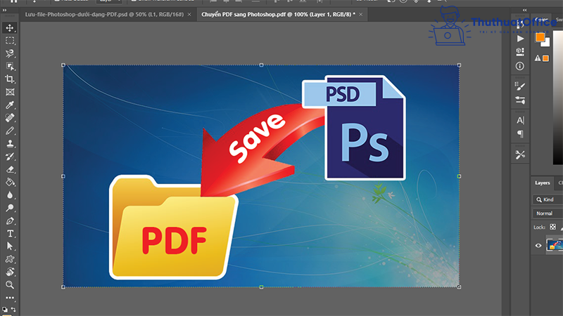 Hướng dẫn xuất file PDF trong Photoshop nhanh và hiệu quả 4