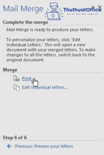 Mail Merge trong Word 30