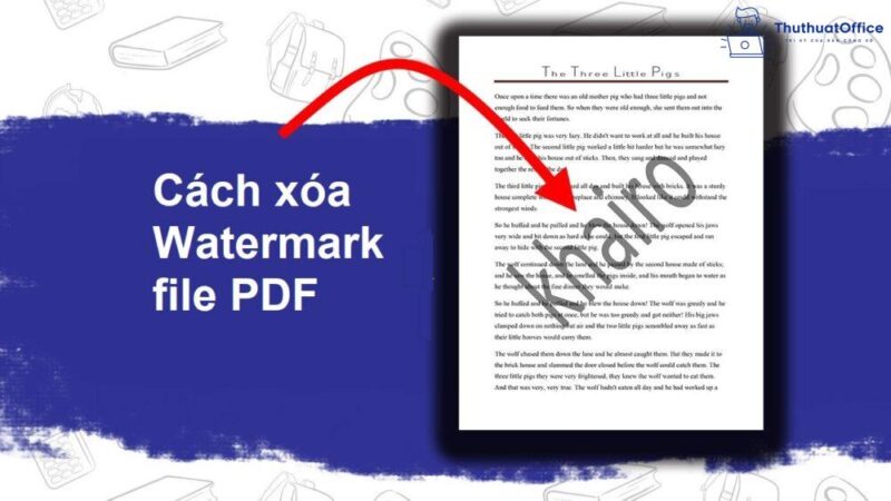 Cách Xóa nền PDF đơn giản và nhanh chóng