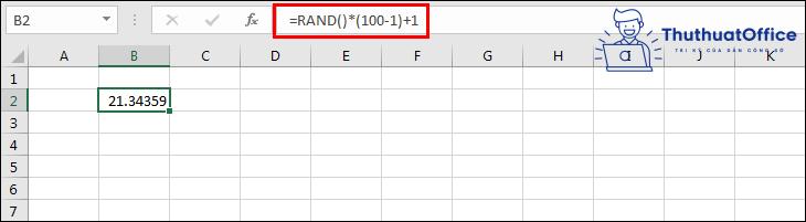hàm RANDOM trong Excel 03