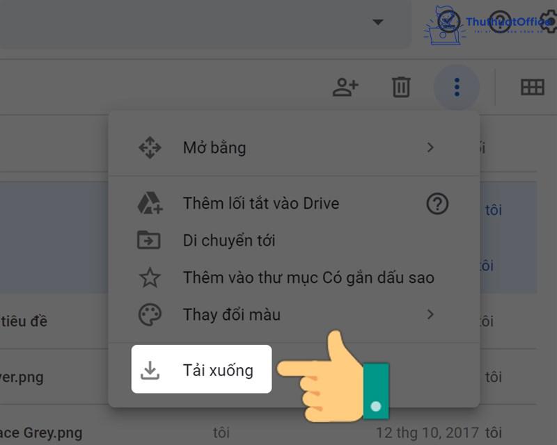 cách tải file từ Google Drive về máy tính 03