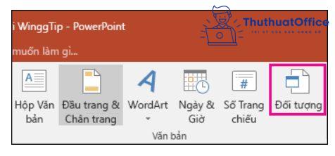 Chèn PDF vào PowerPoint