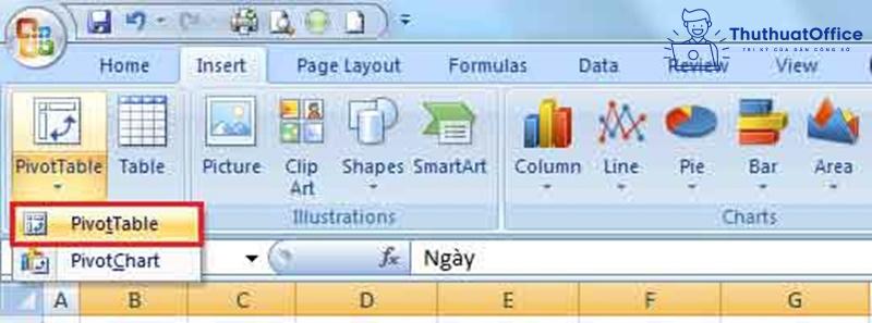 pivot table trong excel