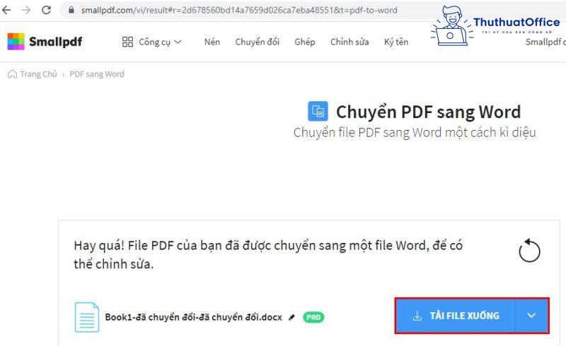 chuyển Excel sang Word