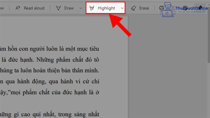 cách highlight trong PDF