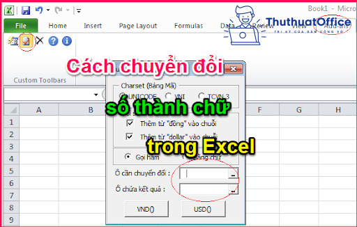 2 cách chuyển số thành chữ trong Excel phù hợp với mọi phiên bản