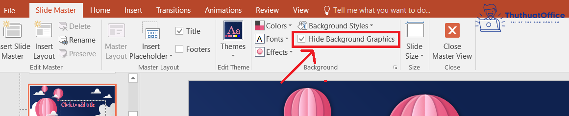 Chỉnh sửa background graphic trong PowerPoint sao cho đẹp?