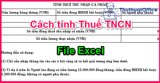 Công thức tính thuế TNCN Excel mới nhất, bạn đã biết chưa?