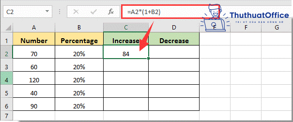Cách tính phần trăm trong Excel chi tiết, đầy đủ mà bạn cần biết 3