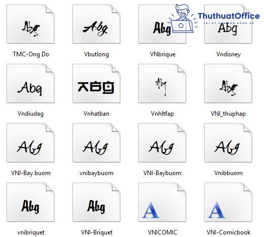 Tổng Hợp Các Font Chữ Tiếng Việt Đẹp Trong Word Update 2023