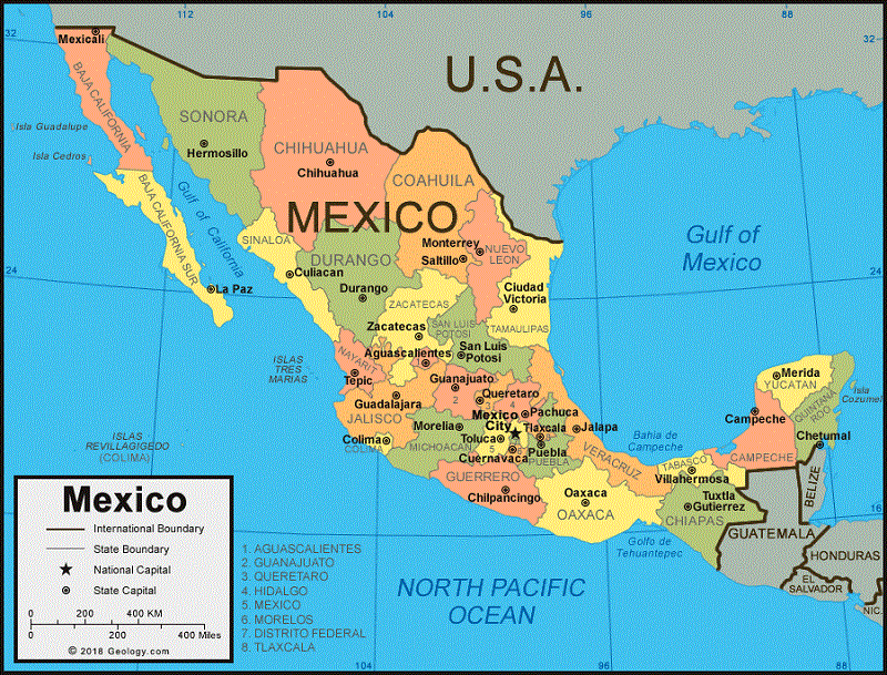 Trung Mỹ gồm những nước nào