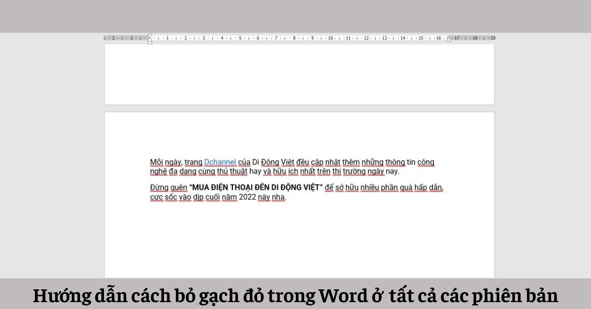 How to Remove Red and Green Wavy Underlines in Word