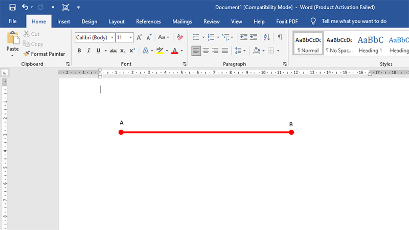 Move the characters to the line's start and end to complete.