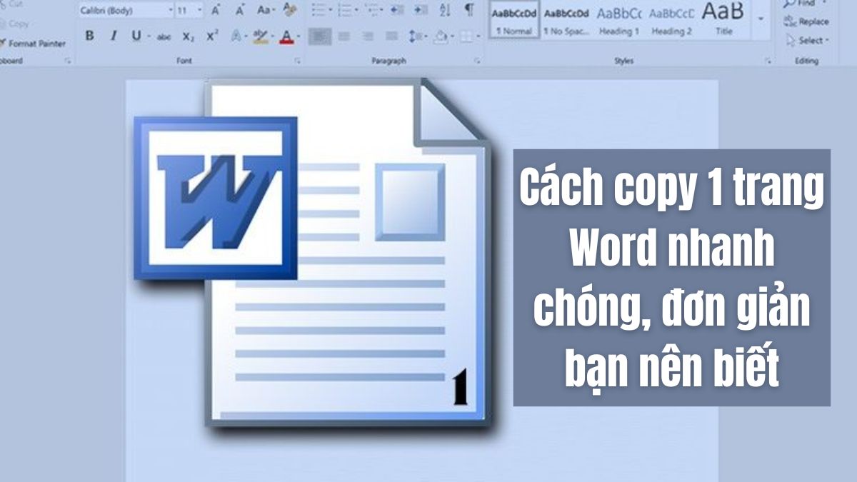 How to make a copy on word?