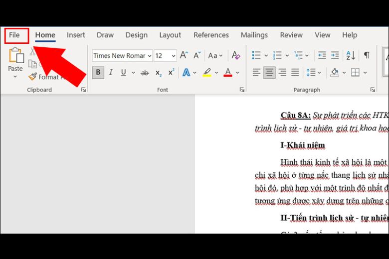 How to remove red dashes in Word 2013, 2016, 2019, 365 steps 1