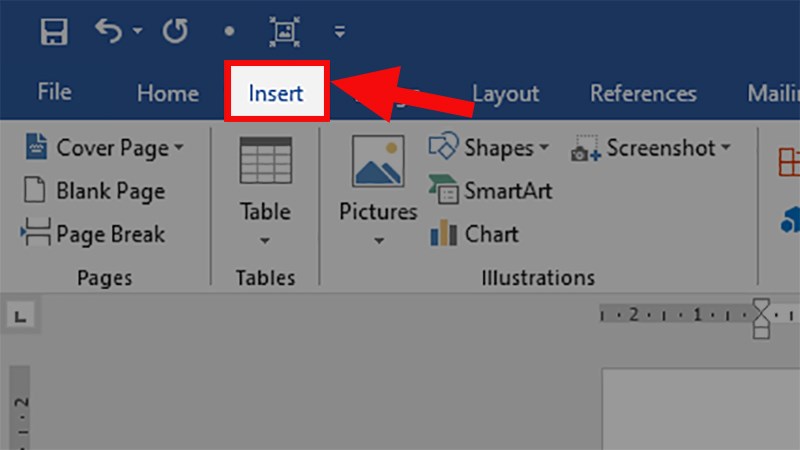 Copy the content you want to insert from the original Word document.