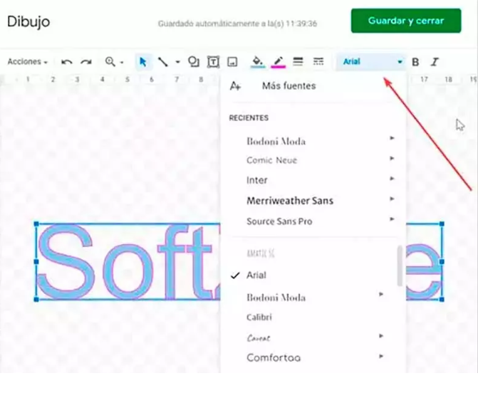 How to use word art in google slides, Google Docs and Sheets 8