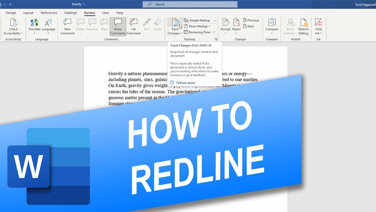 [Video] Simple how to red line in word!!!
