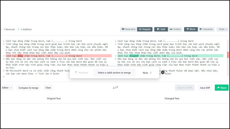 Explain some of the keyboard shortcuts available on the software