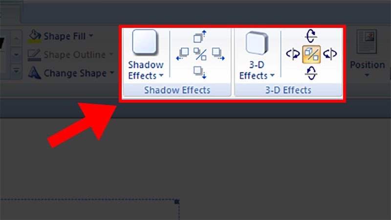 Shadow Effects and 3-D Effects