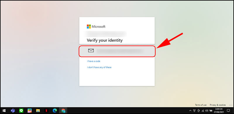 Sign in  to the Microsoft  account you want to remove