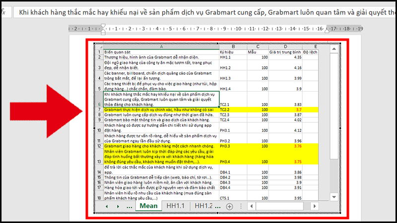 Edit data in the Excel window right in Word