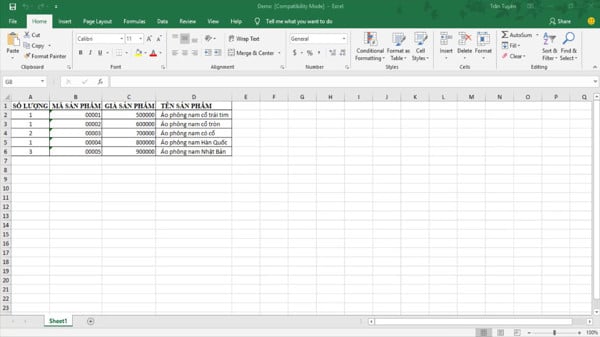 Tổng hợp mẫu file Excel quản lý văn phòng phẩm đẹp và bắt mắt 4