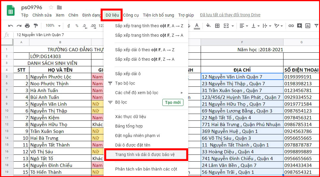 Hướng dẫn chi tiết cách tách sheet trong Excel 9