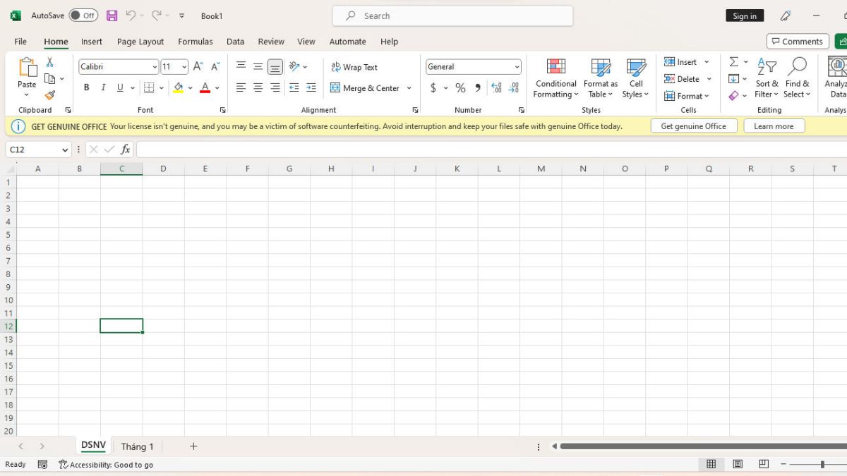 Hướng dẫn chi tiết cách làm bảng chấm công trên Excel 3