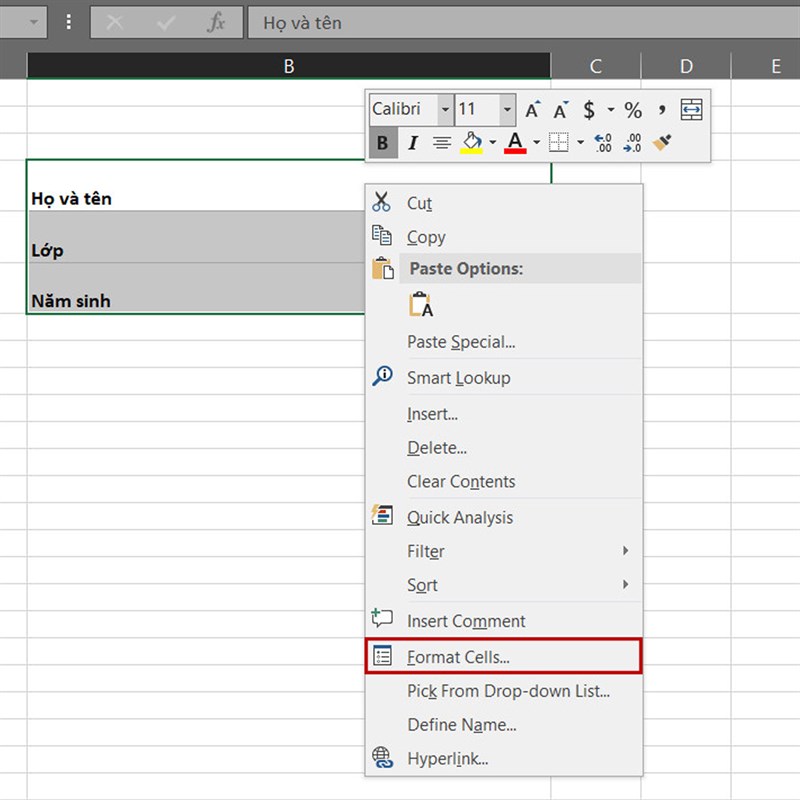 Cách tạo dấu chấm trong Excel và vai trò của dấu chấm trong Excel 2