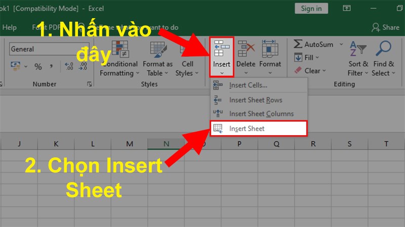 Hướng dẫn chi tiết cách tách sheet trong Excel 1
