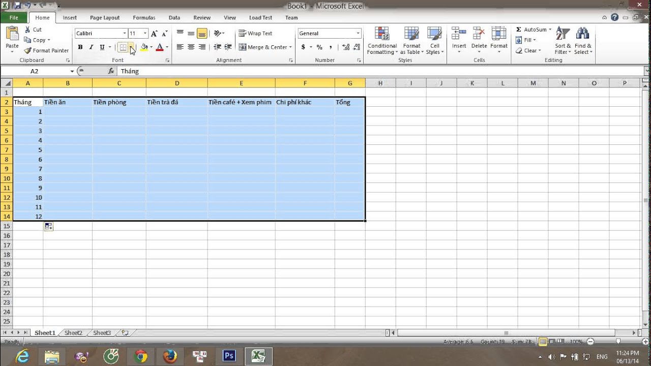 Cách Di Chuyển Cột Trong Excel từ Cơ Bản đến Nâng Cao 1