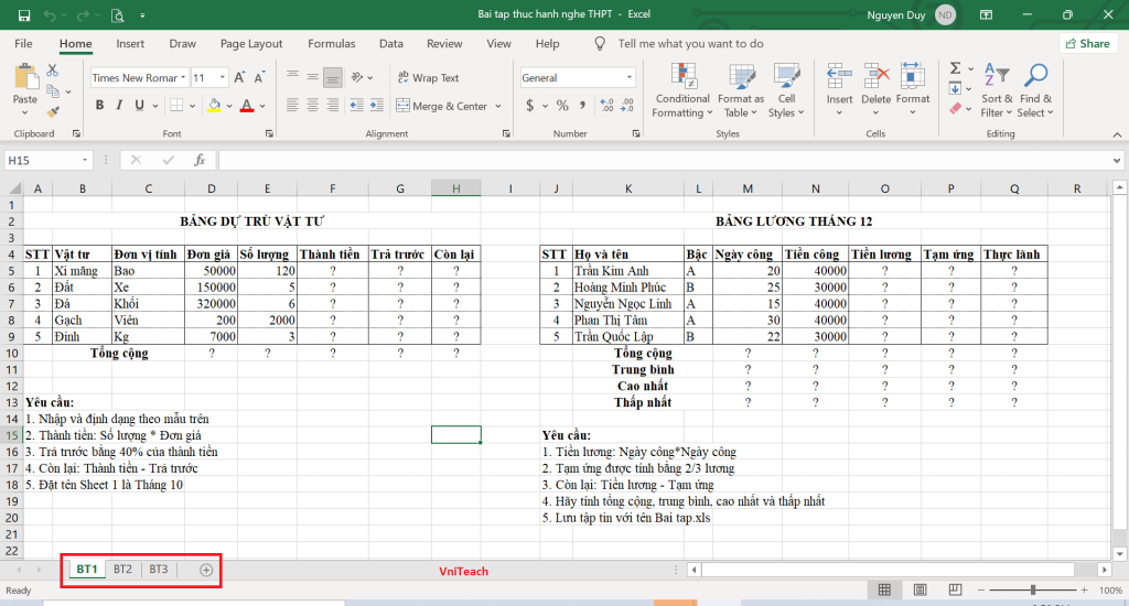 Hướng dẫn chi tiết cách tách sheet thành file trong Excel 9
