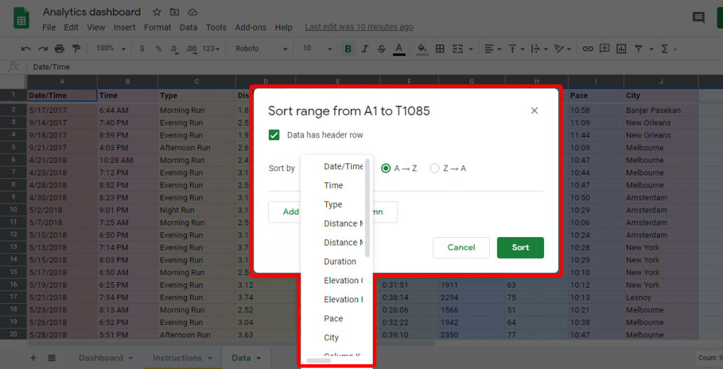 Hướng dẫn chi tiết cách tách sheet trong Excel 11