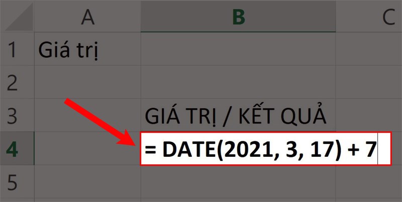 Khám phá chi tiết cách cộng ngày trong Excel 3