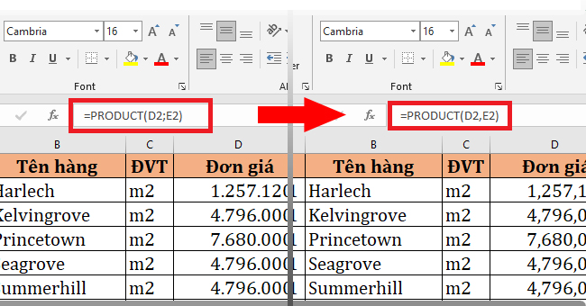 Cách tạo dấu chấm trong Excel và vai trò của dấu chấm trong Excel 6