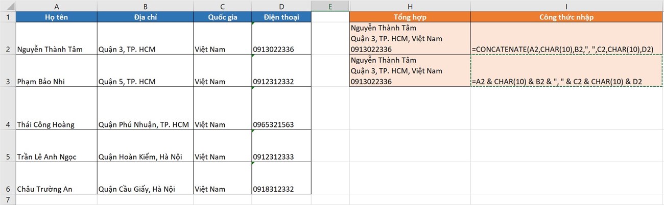 Hướng dẫn chi tiết phương pháp tạo dấu chấm trong Excel 6