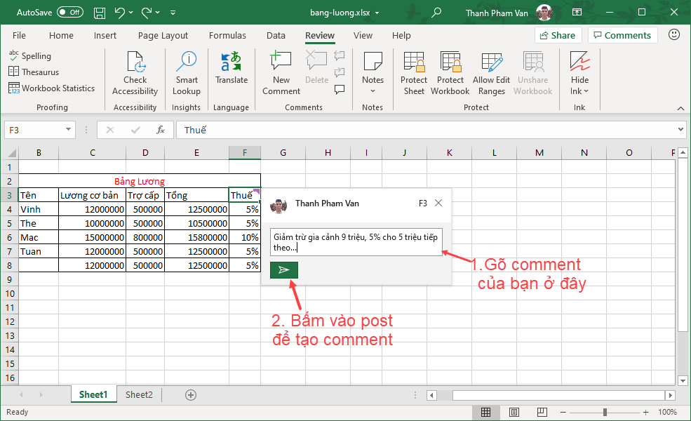 Hướng dẫn chi tiết cách in File Excel không bị mất cột 7